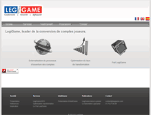 Tablet Screenshot of legigame.com